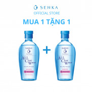 [MUA 1 TẶNG 1] Nước tẩy trang dưỡng trắng Senka All Clear Water Micellar Formula White 230ml/chai